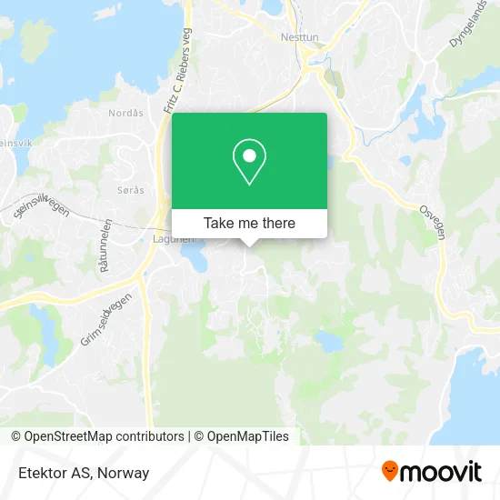 Etektor AS map