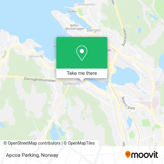 Apcoa Parking map