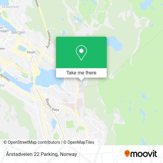 Årstadveien 22 Parking map