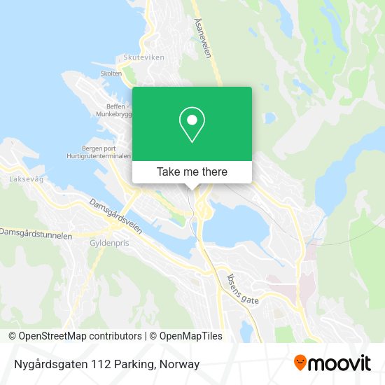 Nygårdsgaten 112 Parking map