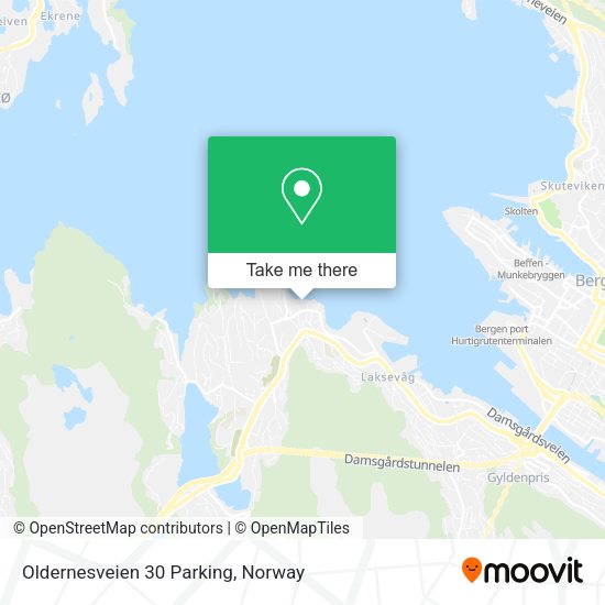 Oldernesveien 30 Parking map