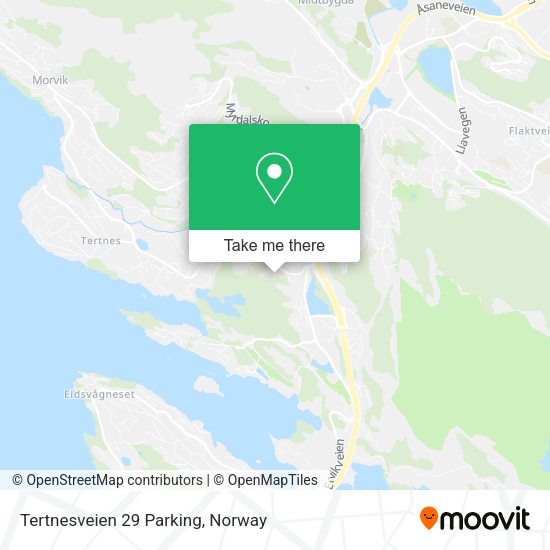Tertnesveien 29 Parking map
