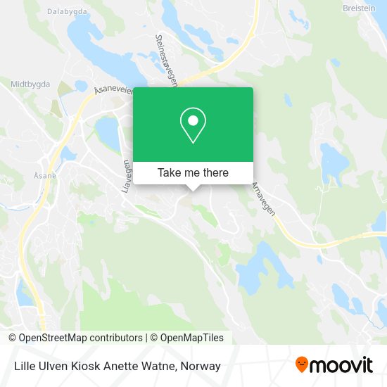 Lille Ulven Kiosk Anette Watne map