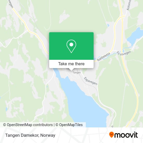 Tangen Damekor map