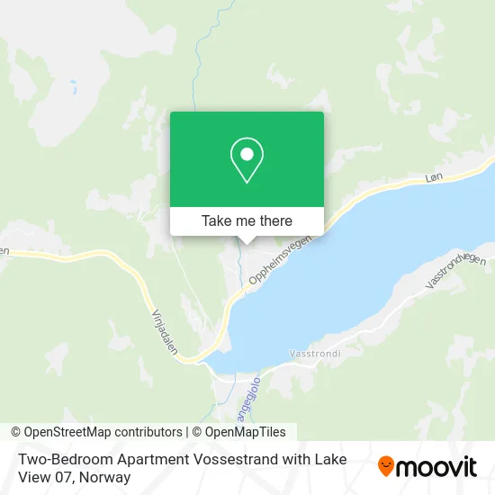 Two-Bedroom Apartment Vossestrand with Lake View 07 map