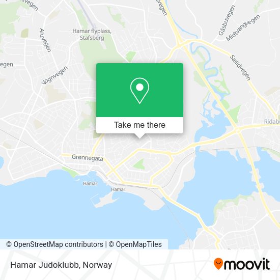 Hamar Judoklubb map