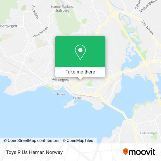 Toys R Us Hamar map