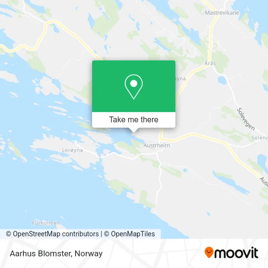 Aarhus Blomster map