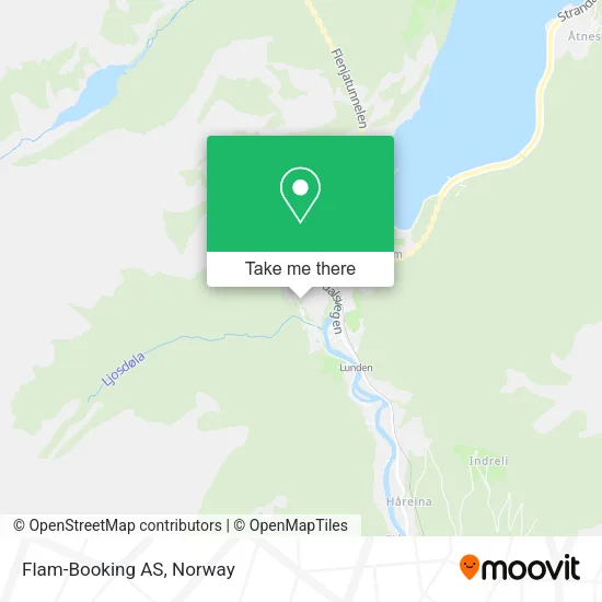 Flam-Booking AS map