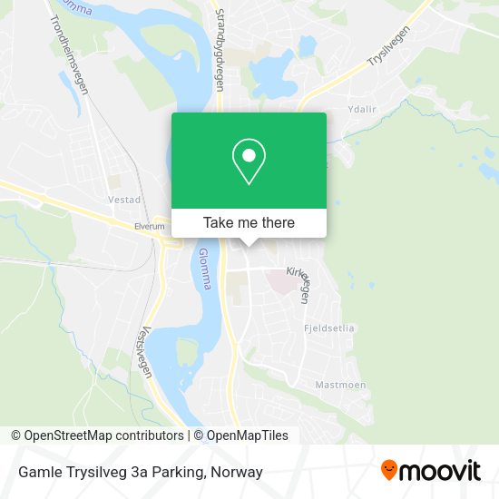 Gamle Trysilveg 3a Parking map