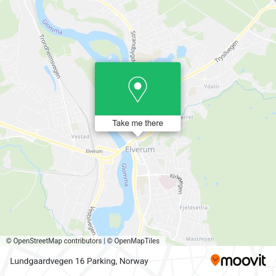 Lundgaardvegen 16 Parking map