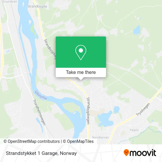 Strandstykket 1 Garage map