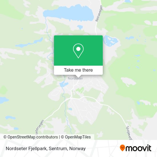 Nordseter Fjellpark, Sentrum map