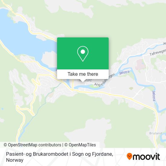 Pasient- og Brukarombodet i Sogn og Fjordane map