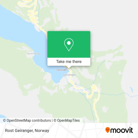 Rost Geiranger map