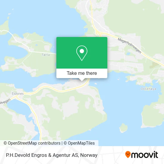 P.H.Devold Engros & Agentur AS map