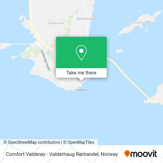 Comfort Valderøy - Valderhaug Rørhandel map