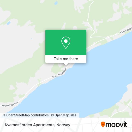 Kvernesfjorden Apartments map