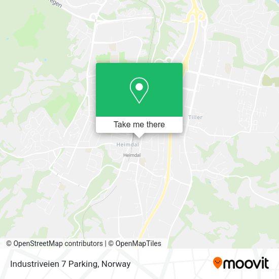 Industriveien 7 Parking map