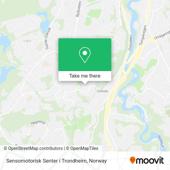Sensomotorisk Senter i Trondheim map