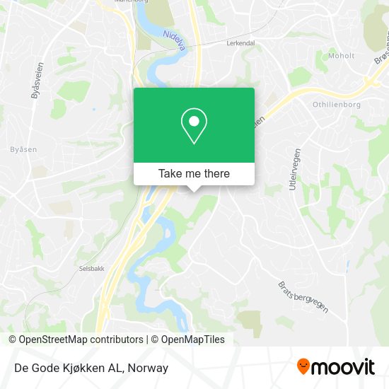 De Gode Kjøkken AL map