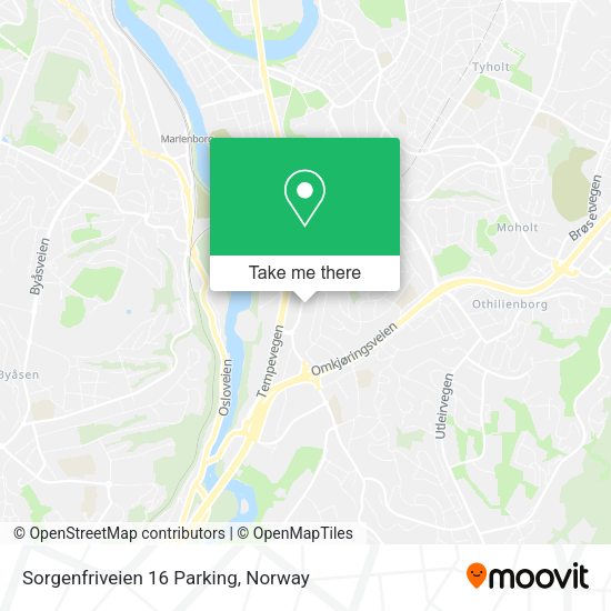 Sorgenfriveien 16 Parking map