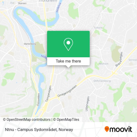 Ntnu - Campus Sydområdet map