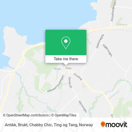 Antikk, Brukt, Chabby Chic, Ting og Tang map