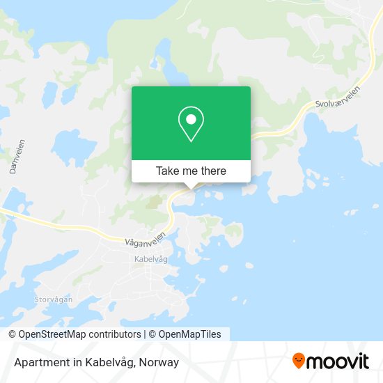 Apartment in Kabelvåg map