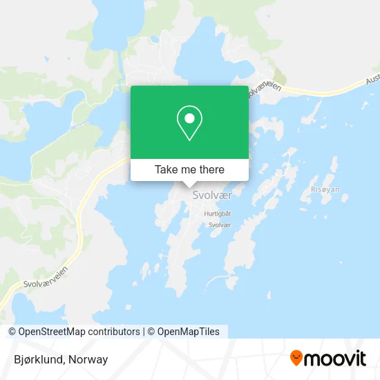 Bjørklund map