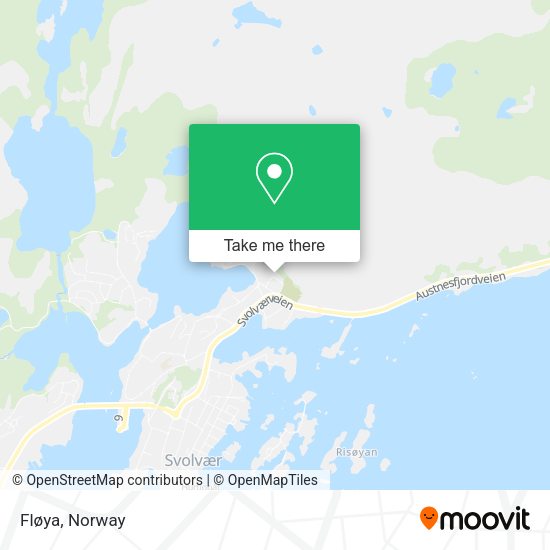 Fløya map