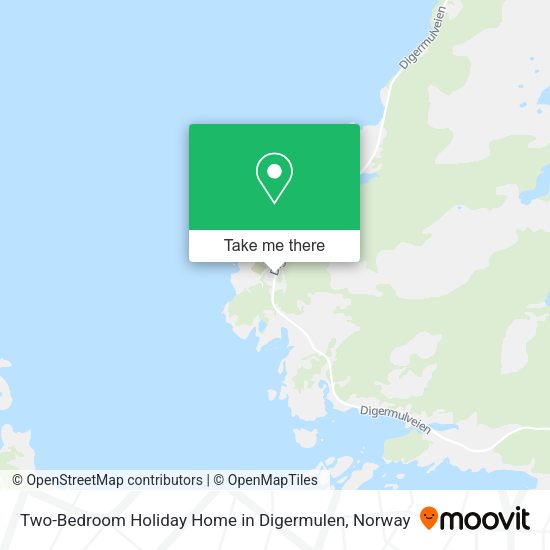 Two-Bedroom Holiday Home in Digermulen map