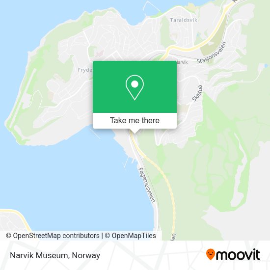 Narvik Museum map