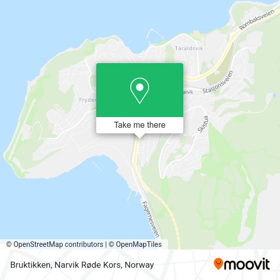 Bruktikken, Narvik Røde Kors map