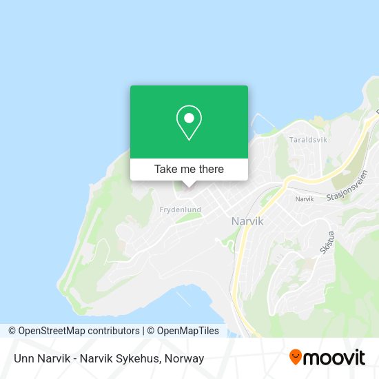 Unn Narvik - Narvik Sykehus map