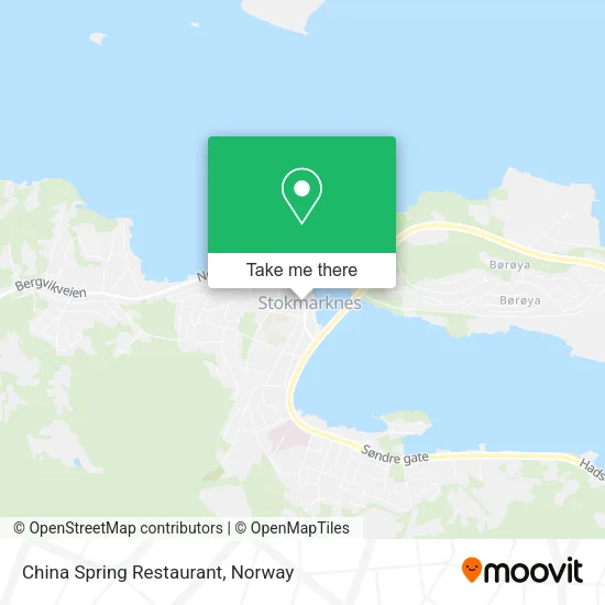 China Spring Restaurant map