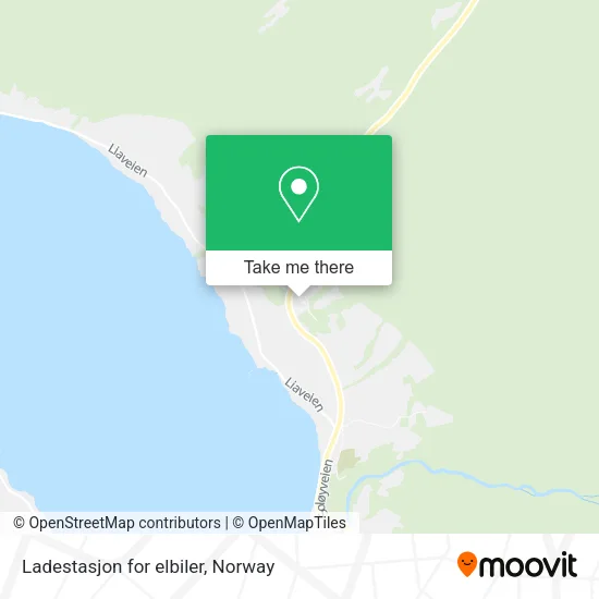 Ladestasjon for elbiler map