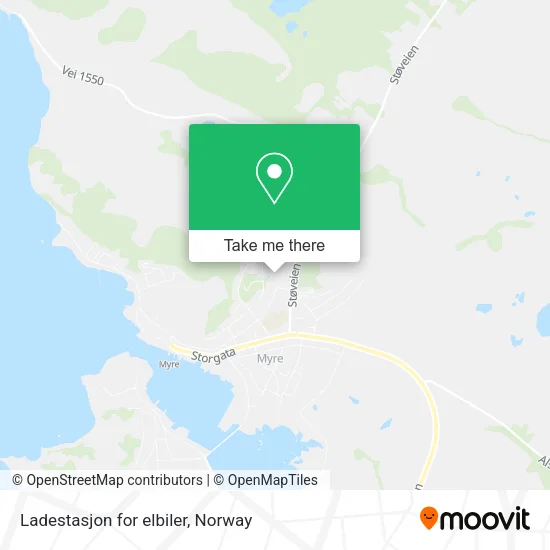Ladestasjon for elbiler map