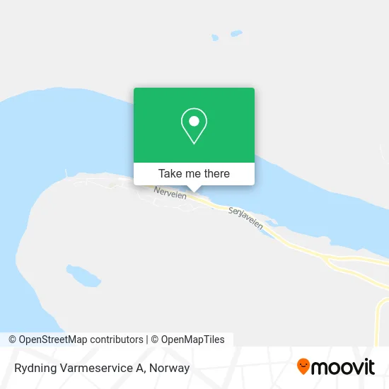 Rydning Varmeservice A map