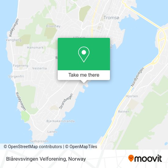 Blårevsvingen Velforening map