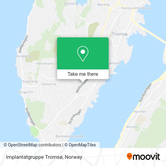 Implantatgruppe Tromsø map