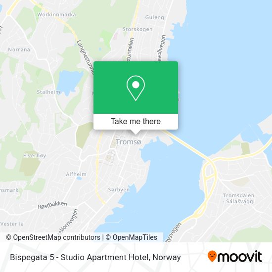 Bispegata 5 - Studio Apartment Hotel map