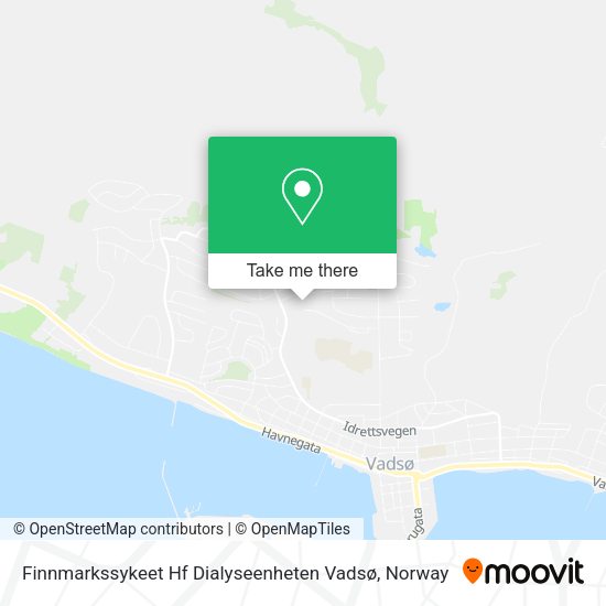 Finnmarkssykeet Hf Dialyseenheten Vadsø map