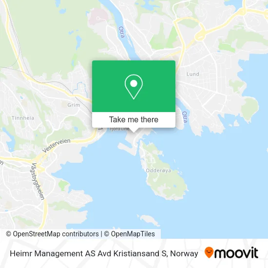 Heimr Management AS Avd Kristiansand S map