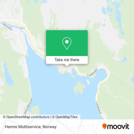 Hamre Multiservice map