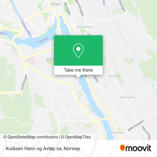 Kulåsen Vann og Avløp sa map