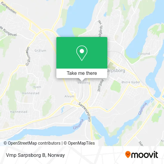 Vmp Sarpsborg B map