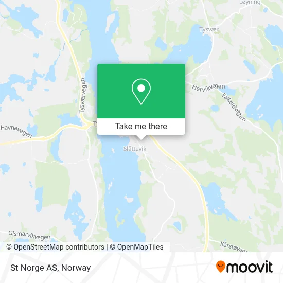 St Norge AS map