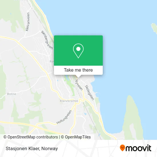 Stasjonen Klaer map