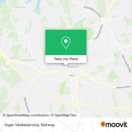 Inger Vaskeservice map